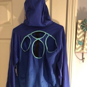 Cobalt/aqua Hoodie/jacket 3XL